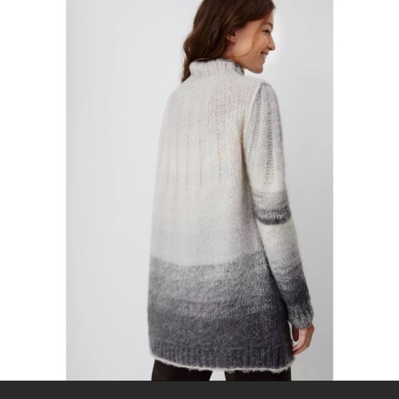 Perri Gray Ombre Oversized Gray Tunic 